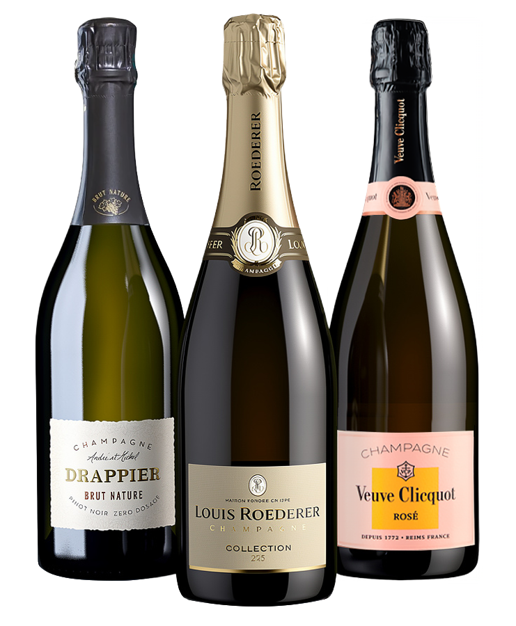 Trio de Prestige en Champagne